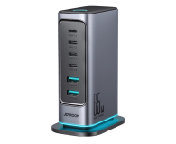 Ładowarka i akumulator JoyRoom Ładowarka GaN wieloportowa 65W EU 4x USB-C 2x USB-A JR-TCM02 6956116795528